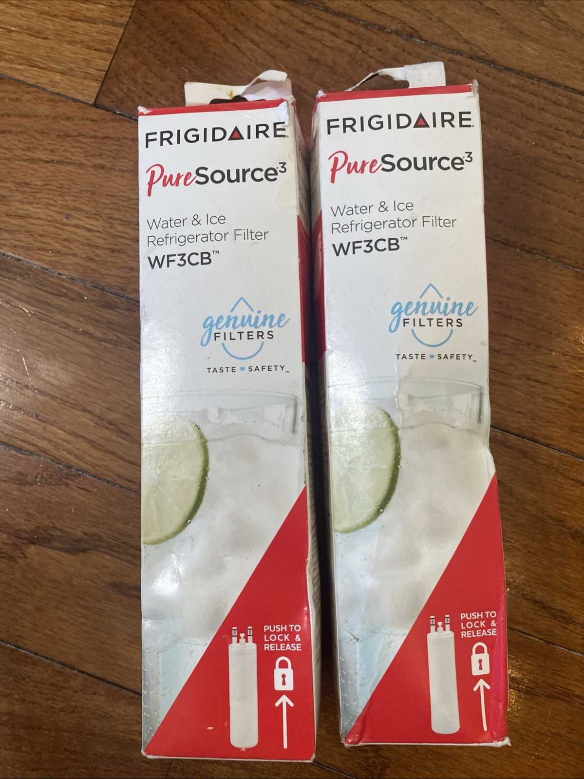 2 Pack Frigidaire WF3CB Refrigerator Water and Ice Filters