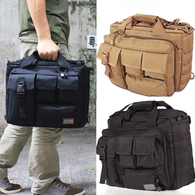 Military Mens Laptop Messenger Shoulder Bags Tactical Outdoor