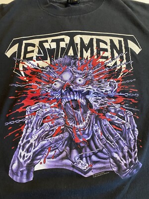 testament vintage Tシャツ L VINTAGE TESTAMENT SHIRT return to the apocalyptic city | eBay
