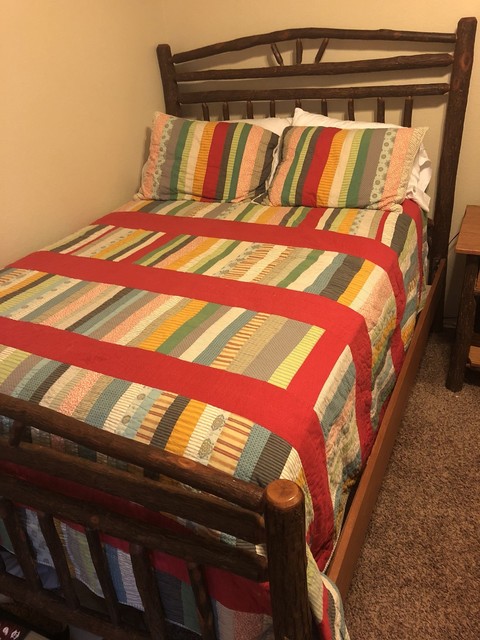 Wagon Wheel Bedroom Set       : wagon wheel kitchen table | Rustic bedroom furniture ... / Beds chairs chests desks dressers.