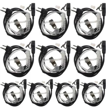 AOER Covert Acoustic Tube Earpiece 2 PIN for Motorola Radio(Pack of 10)