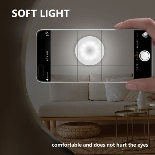 4X LED Motion Sensor Light PIR Rechargeable Cabinet Stair Lamp Cool White Light - Picture 9 of 12