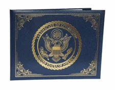U.S. Citizenship and Naturalization Certificate Holder. Gold American Eagle l...