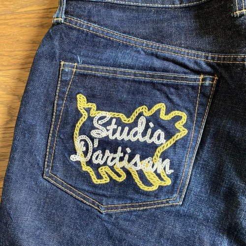 STUDIO D'ARTISAN 特別版デニムパンツW34 Limited Edition] STUDIO D'ARTISAN Embroidered Denim Pants