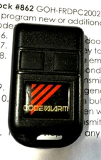 CODE ALARM 2 BUTTON KEYLESS REMOTE CAR STARTER KEY FOB Elite7600 PROF12 PROF17