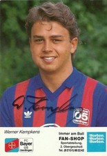 Werner Kempkens - Bayer Uerdingen - Saison 1989/1990 - Autogrammkarte 