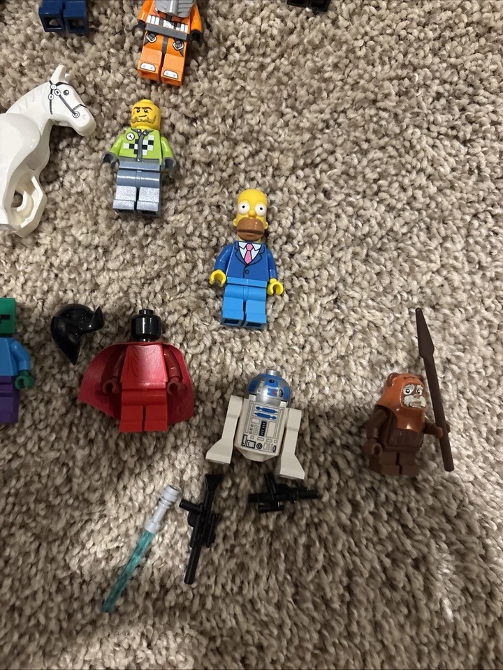 LEGO LOT 37 Collectible Minifigure Simpsons Disney Batman Sport Series EUC RARE - Image 3 of 4