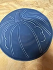 Fiesta Ware PUMPKIN PLATE 8" - LAPIS - first quality