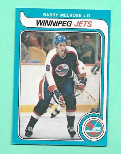 (1) BARRY MELROSE 1979-80 O-PEE-CHEE # 386 JETS  ROOKIE EX-MT CARD  (I0035)