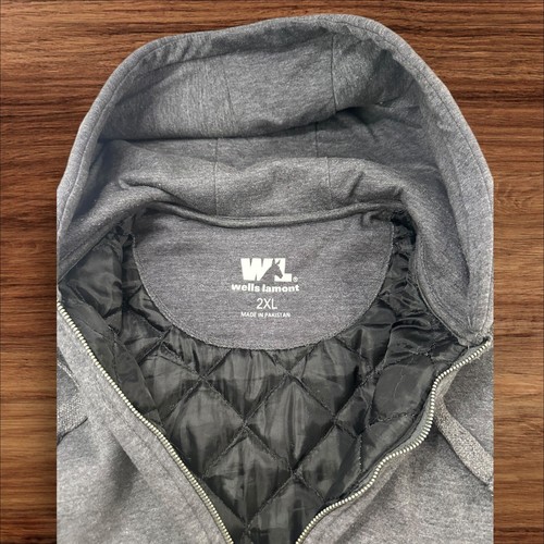 Chaqueta con Capucha de Trabajo Wells Lamont Acolchada Forrada Cremallera Completa 2XL - Imagen 3 de 6