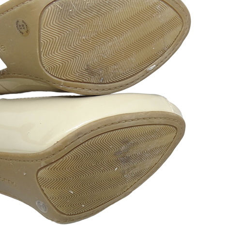 Liz Claiborne JOELLE Peep Toe Heels 2 1/2" Shoes Color Tan Size 6.5 M - Picture 11 of 12