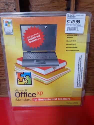 Microsoft Office XP Standard für Schüler und Lehrer 2002 Version für Fenster...