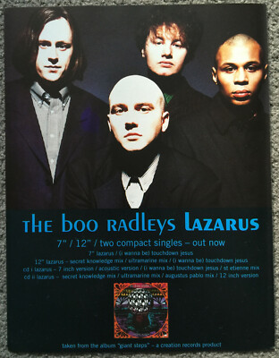 THE BOO RADLEYS - LAZARUS Full page UK magazine ad