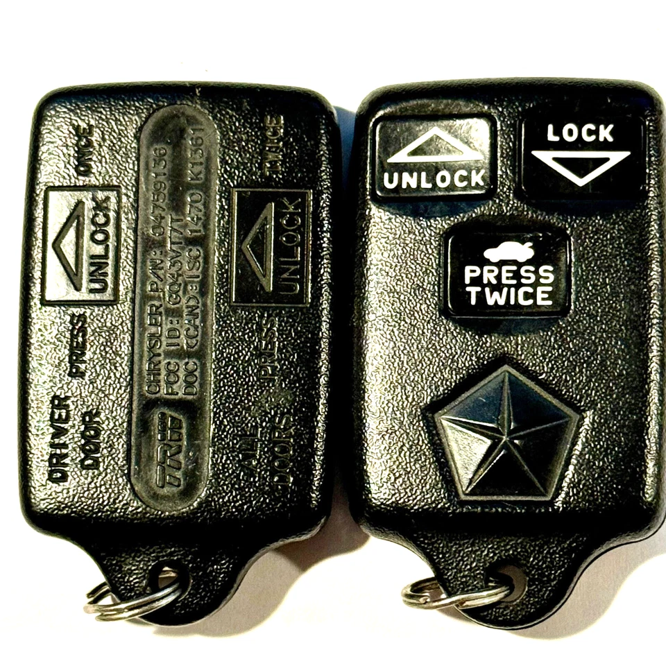 NUEVO OEM Mopar Entrada Sin Llave Control Remoto Coche Llavero 04759136AB Concorde LHS Intrepid 1997 Foto 2 de 4