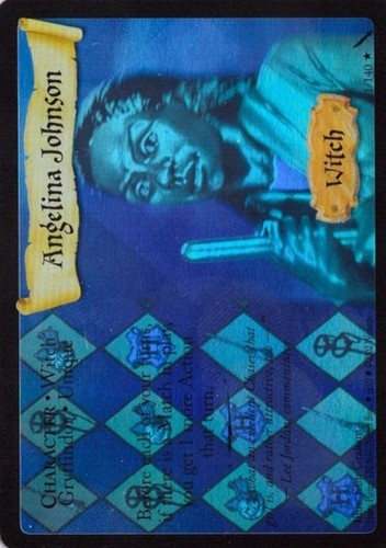 Harry Potter TCG Angelina Johnson (Holo) - Chamber of Secrets #1/140 - Picture 2 of 2