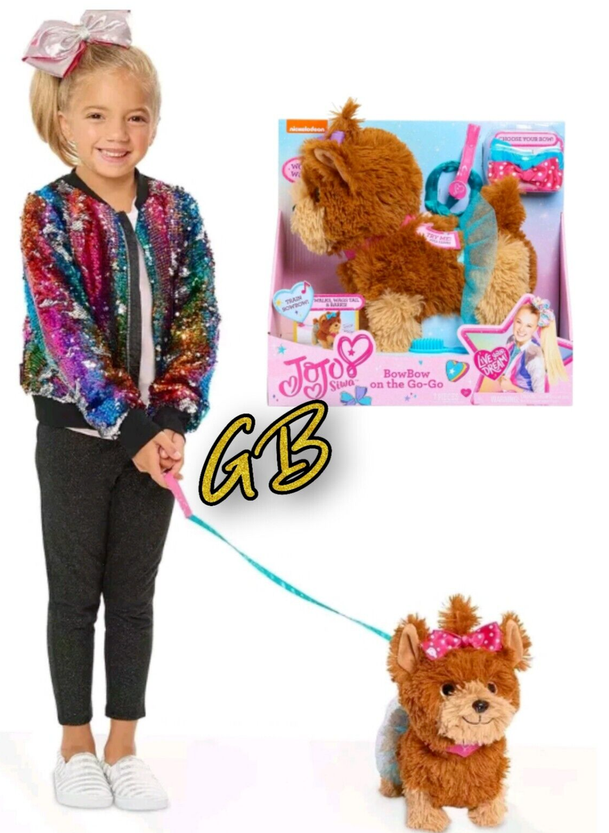 Just Play 52126 Jojo Siwa Bowbow on The Go Go Plush Puppy for sale