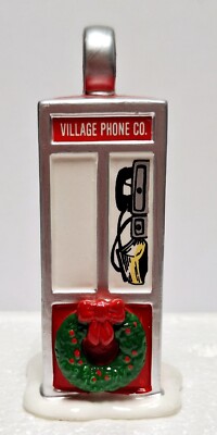 Department 56 The Original Snow Village. Village Phone Booth Retired 2022