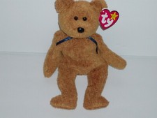 TY Beanie Baby Fuzz the Bear w/ Tag Errors- NWT