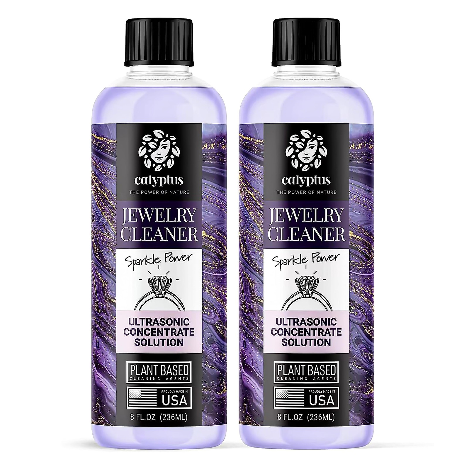 Ultrasonic Jewelry and Glasses Cleaner Concentrate for Professional Deep Cleaning