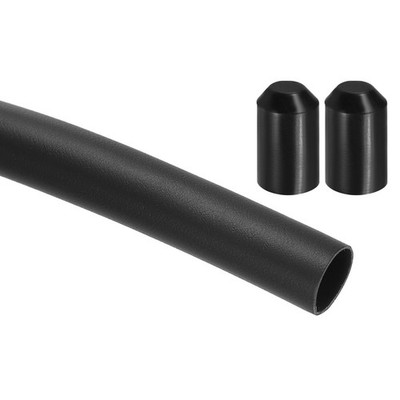 5m 2:1 1.57\'' ID Hooded Heat Shrink Tube, General Purpose Black
