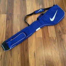 Nike blue Club Case Golf Bag Carry Bag Range bag Rare Japan Used