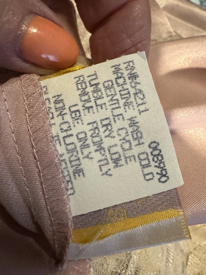 Романтические вышитые ремни для ночной рубашки California Dynasty размер 1X - Изображение 4 из 4