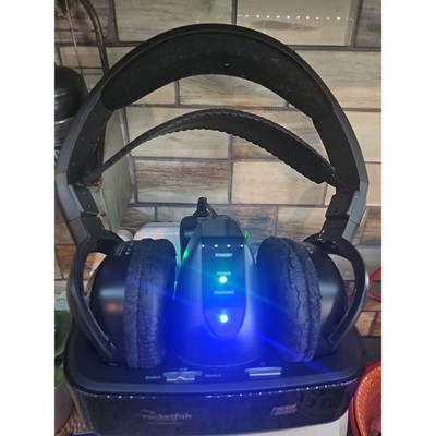 Rocketfish Rocketboost Wireless Stereo Headphones Boxed For Parts Only-Read