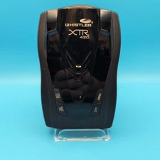 Whistler XTR-420 Laser Radar Detector Battery Operated No Power Cord Or Suction