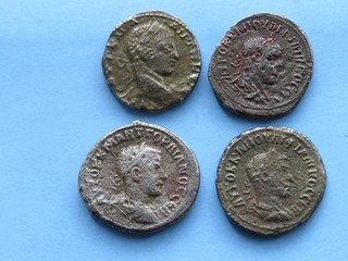 Konvolut 4 Stück Tetradrachmen Romisch Provinzial Original