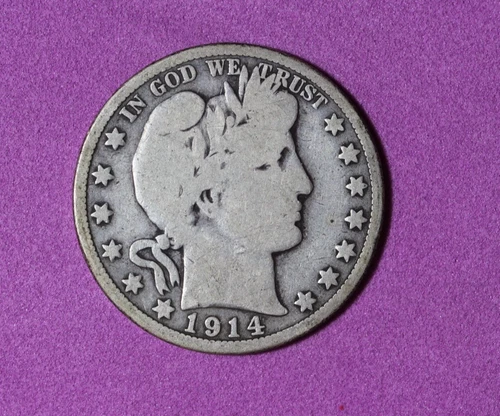 Estate  1914-Barber Half Dollar  #P33923