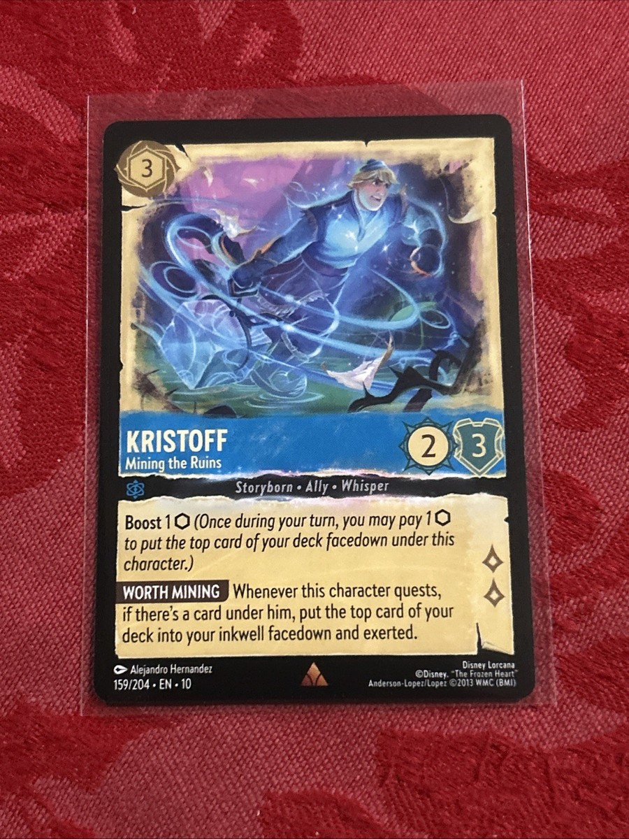 Lorcana Whispers in the Well - Kristoff - Mining the Ruins - 159