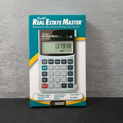 Calculated Industries Pocket Real Estate Master Financial Calculator 3400 NEW