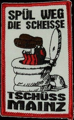 Anti Patch + RINSE AWAY.. + Fan Vest Cowl Patch Collectors Stadium Old No Pin