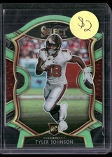 2020 Panini Select #85 Tyler Johnson Neon Green Prizm Die Cut