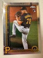 Thomas Harrington RC 2025 Topps Chrome Update Rookie USC177 Pittsburgh Pirates