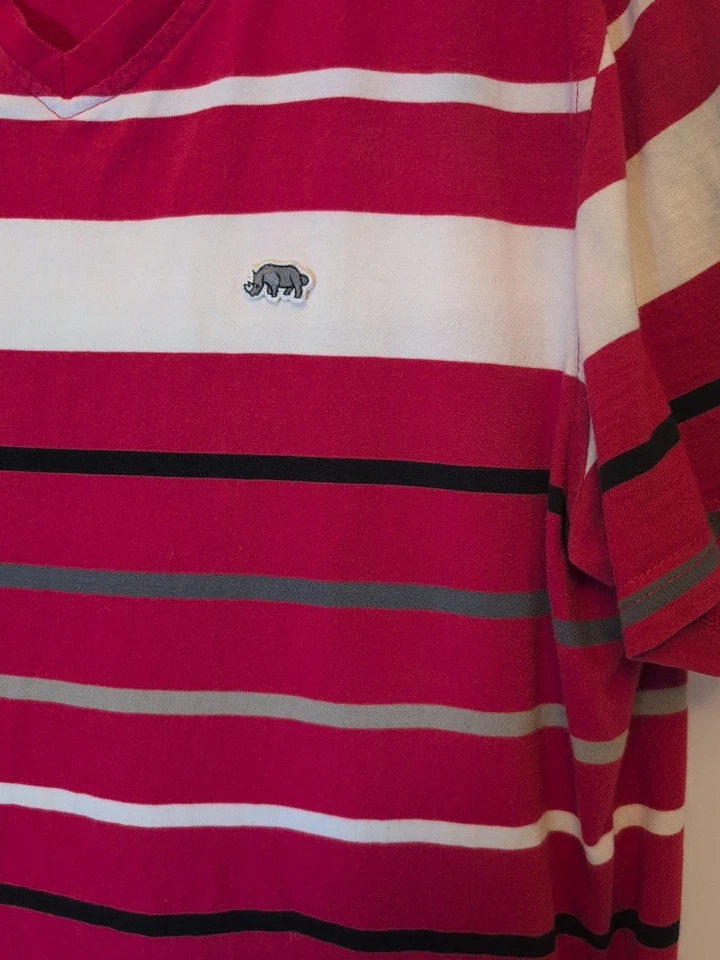 Camisa Ecko Unltd L Rayas Rojas Foto 4 de 4