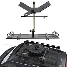 Universal Spare Tire Carrier for Roof Rack Platforms and Cargo Baskets Spare ...