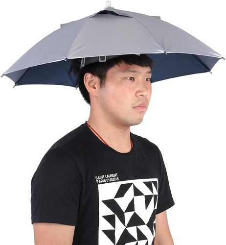 Outdoor Handfree Umbrella Fishing Hat Waterproof UV Lightweight Fishing...