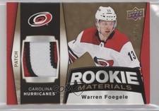 2018-19 Upper Deck Rookie Materials 24/25 Warren Foegele #RM-WF Patch 01g1