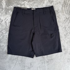 Weatherproof Vintage Men's Tech Short Regular Fit UPF 50 Stretch BLACK 32