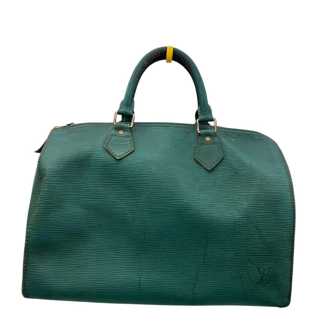 Louis Vuitton Epi Speedy 30 Borneo Green Handbag M43004 Padlock 307 BC Rank