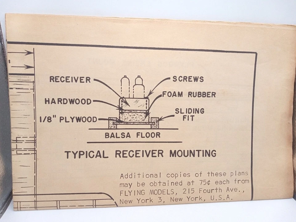 Model Airplane Plans: Royal Rudder-Bug Original Vintage Plans - Not a Reprint! - Image 4 of 4