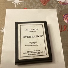 Atari 2600 Activision river raid 2 video game working.