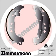 Zimmermann 10990.159.6 Bremsbackensatz für SEAT VW SKODA AUDI ARONA IBIZA POLO