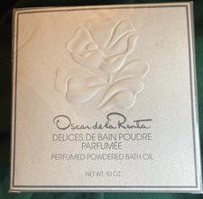 VTG Oscar De La Renta perfumed Powdered Bath Oil 10 Oz NEW OLD STOCK SEALED