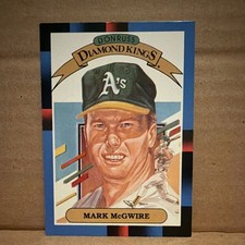 Donruss Diamond Kings 1987 Baseball Cards Lot Mark McGwire & 4 Others - 5 Cards