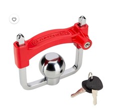 Universal Trailer Hitch Security Adjustable Lock Tow Ball Coupler -