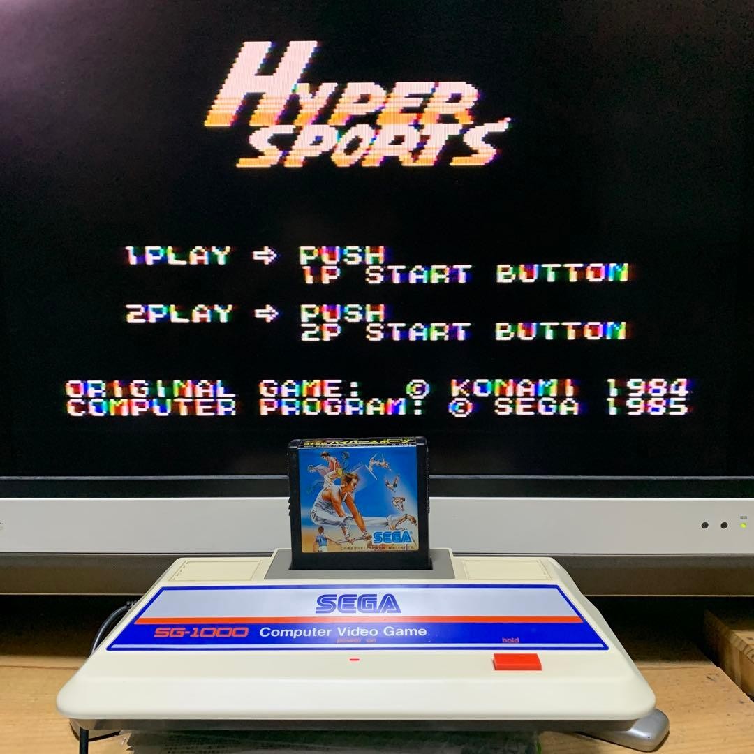 SEGA SG-1000 コンピュータビデオゲーム 動作未確認 SEGA computer video game SG-1000 console with box without AC and