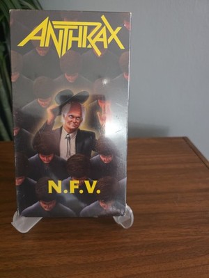Anthrax - Oidivnikufesin N.F.V. VHS Tape 1987 Heavy Metal Tour FACTORY SEALED