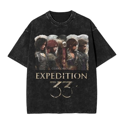 Clair Obscur Expedition 33 T-Shirt Black Herren/Damen GR. S M L XL XXL Neu 